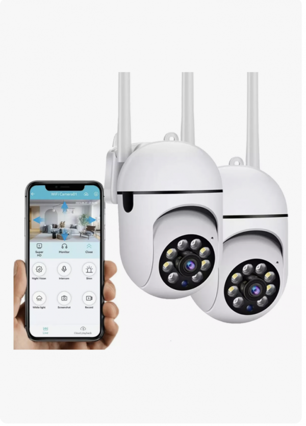 CAMARA DE SEGURIDAD 2PCS